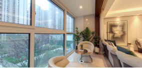 107㎡融为一体的公共区域，精致高级不失雅致