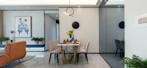 83.15㎡蓝莓色点缀设计，陪伴孩子成长的欢乐小天地