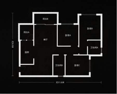95㎡象牙白简约风,清新自然,舒适畅快 95㎡象牙白简约风,清新自然,舒适畅快