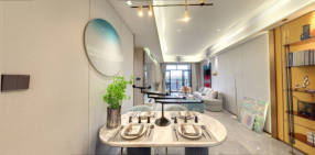 89.58㎡富有诗意的现代简约风，时尚流行