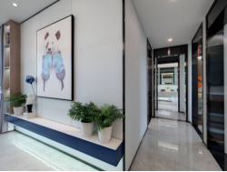 83.15㎡蓝莓色点缀设计，陪伴孩子成长的欢乐小天地