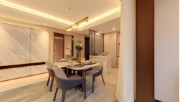 107㎡融为一体的公共区域，精致高级不失雅致