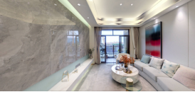 89.58㎡富有诗意的现代简约风，时尚流行