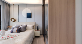 83.15㎡蓝莓色点缀设计，陪伴孩子成长的欢乐小天地