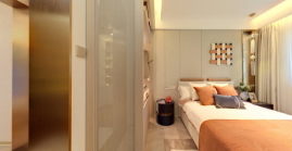 117.29㎡胡桃定制实木点缀轻奢空间,高端时尚 117.29㎡胡桃定制实木点缀轻奢空间,高端时尚