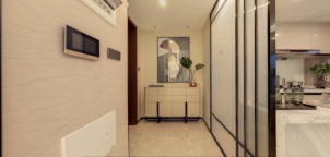 107㎡融为一体的公共区域，精致高级不失雅致