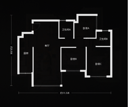78㎡海蓝色点缀魅力之家,引领时尚潮流 78㎡海蓝色点缀魅力之家,引领时尚潮流