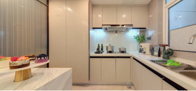 107㎡融为一体的公共区域，精致高级不失雅致