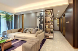 117.29㎡胡桃定制实木点缀轻奢